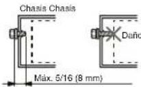 CLARION M608 - 4) Precauciones con la instalación - 2
