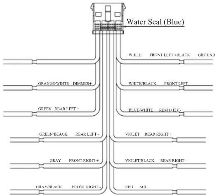 CLARION GR10BT - WIRE CONNECTION - 2