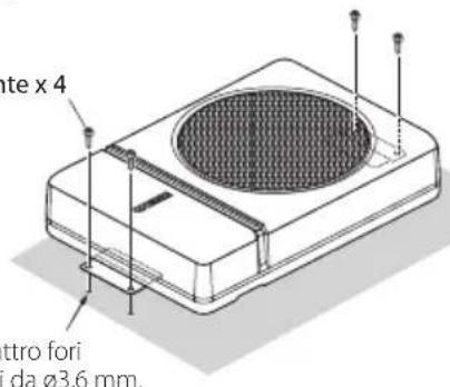 KENWOOD KSCPSW8 - Fissaggio del subwoofer - 3