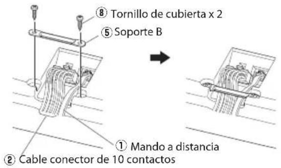 KENWOOD KSCPSW8 - Fijación del cable en su lugar - 1