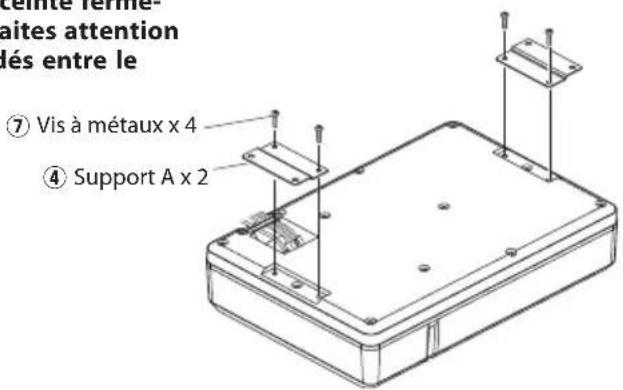 KENWOOD KSCPSW8 - Fixation du caisson d'extrème grave - 2