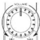 KENWOOD KSCPSW8 - ③ Turn the VOLUME control knob to adjust the low frequencies to the desired level. - 1