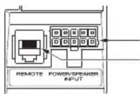 KENWOOD KSCPSW8 - Terminals of Subwoofer - 2