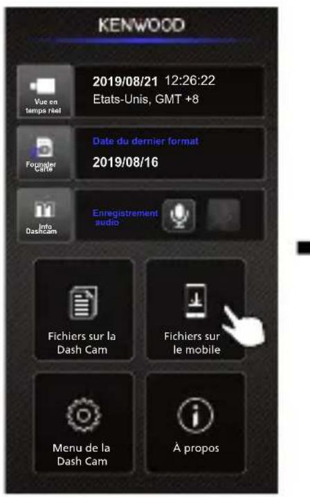 KENWOOD DRVA700WDP - - Fichiers sur le mobile - 4