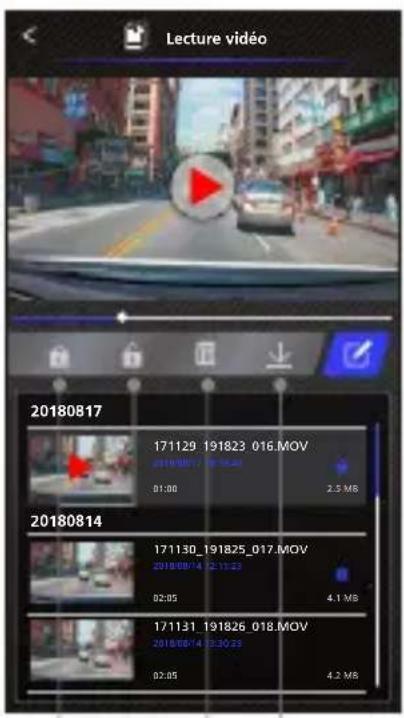 KENWOOD DRVA700WDP - - Fichiers sur la Dash Cam - 3