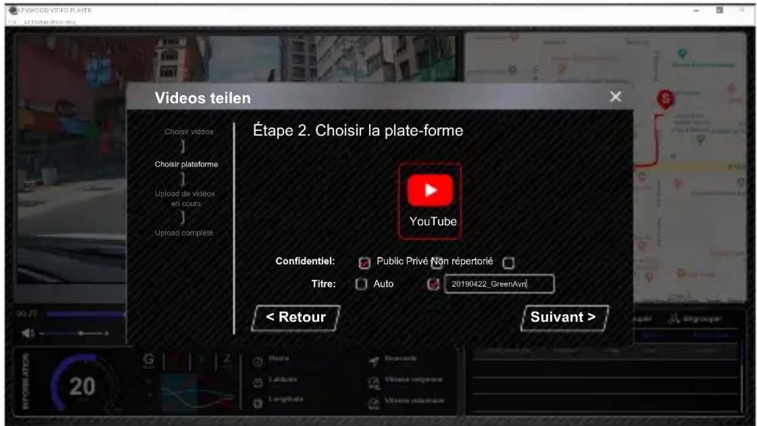 KENWOOD DRVA700WDP - - Mode de Partage - 2