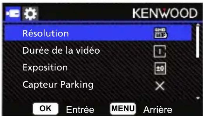 KENWOOD DRVA501WDP - - Menu Video - 1