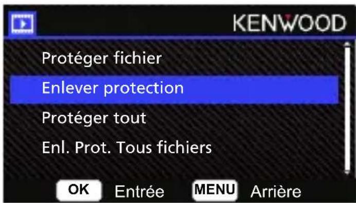 KENWOOD DRVA501WDP - PROTEGER/DEPROTEGER DES FICHIERS - 3