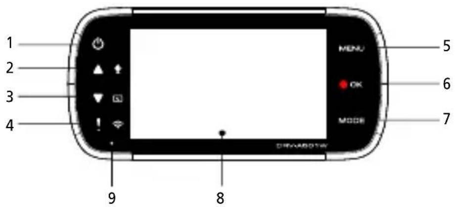KENWOOD DRVA501WDP - - Mode Parking - 1