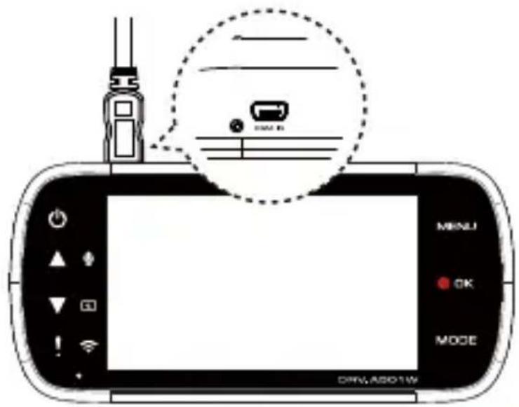 KENWOOD DRVA501WDP - Connecter laamera arrête - 2