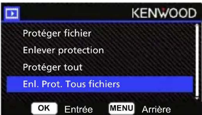 KENWOOD DRVA501WDP - PROTEGER/DEPROTEGER DES FICHIERS - 5