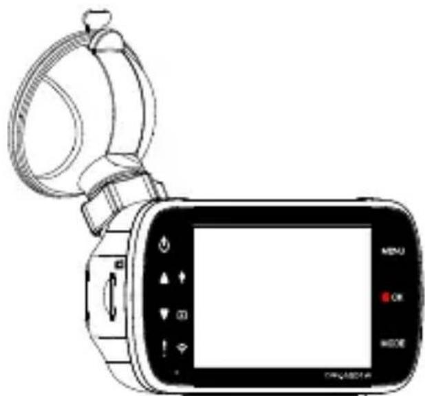 KENWOOD DRVA501WDP - FIXER LE SUPPORT SUR LE PARE-BRISE ET COMMENCER À ENREGISTRER. - 1
