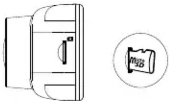 KENWOOD DRVA501WDP - Insérez votre carte microSD dans l'appareil - 1