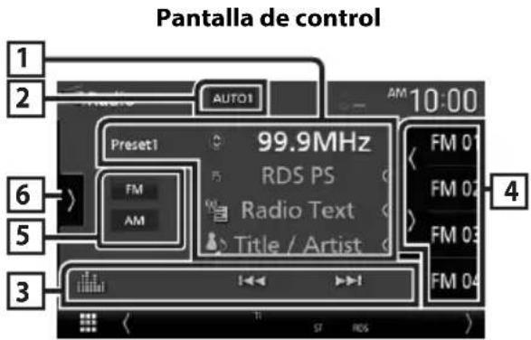 KENWOOD Excelon DNX696S - Funcionamente   básico de la radio   (DNX576S/DNR46EX/DNR476S) - 1