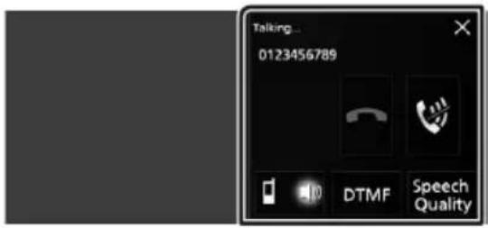 KENWOOD Excelon DNX696S - Operations during a call - 1