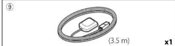 KENWOOD Excelon DNX696S - Accessoires fournis pour l'installation - 9