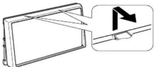 KENWOOD Excelon DNX696S - Retrait de la plaque de garniture - 2