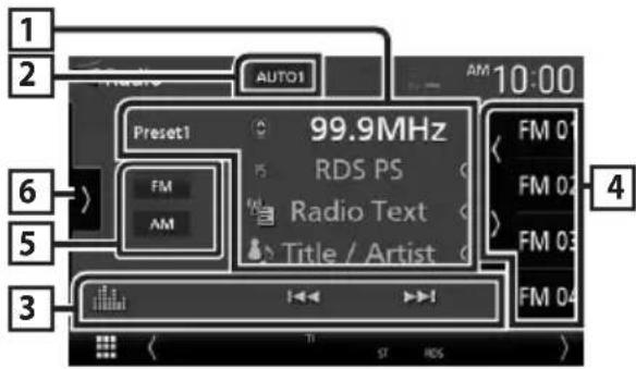 KENWOOD Excelon DNX696S - Radio Basic Operation (DNX576S / DNR46EX / DNR476S) - 1