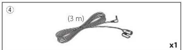 KENWOOD DNX576S - Accessoires fournis pour l'installation - 4