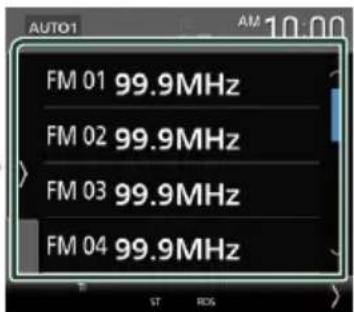 KENWOOD DNX576S - Sélection des préseLECTIONs - 2