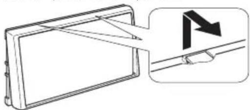 KENWOOD DNX576S - Retrait de la plaque de garniture - 2