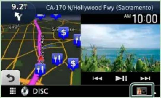 KENWOOD DNX576S - Contrôler l'audio depuis l'écran de navigation - 5