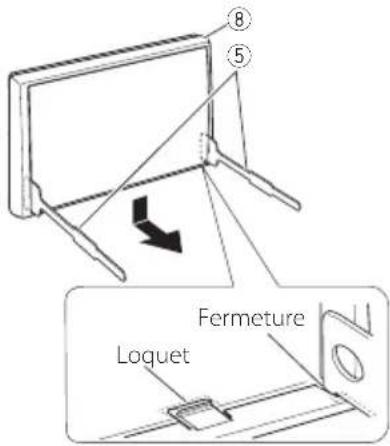 KENWOOD DNX576S - Retrait de la plaque de garniture - 1