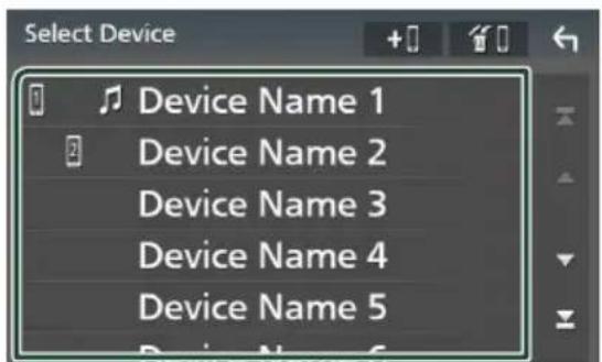 KENWOOD Excelon DDX9907XR - Connectez l'appareil Bluetooth - 1