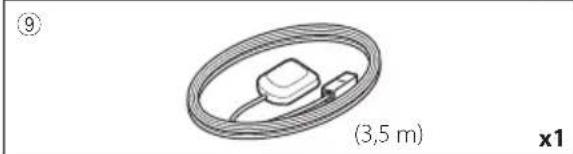 KENWOOD Excelon DDX9907XR - Accessoires fournis pour l'installation - 9