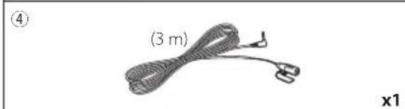 KENWOOD Excelon DDX9907XR - Accessoires fournis pour l'installation - 4
