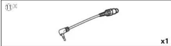 KENWOOD Excelon DDX9907XR - Accessoires fournis pour l'installation - 11