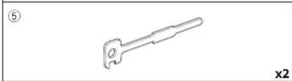KENWOOD Excelon DDX9907XR - Accessoires fournis pour l'installation - 5