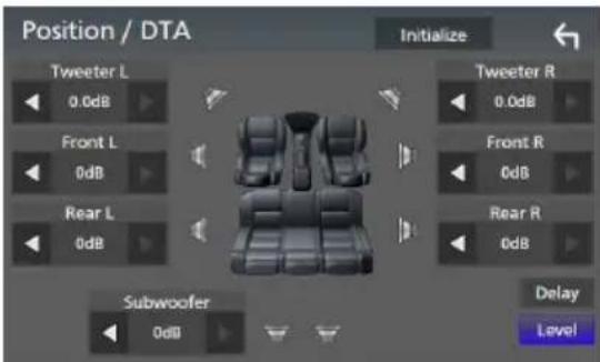 KENWOOD DDX9707S - Contrôle de DTA position - 2