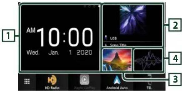 KENWOOD DDX9707S - Multi Widget - 1