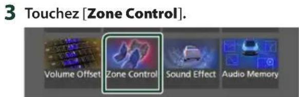 KENWOOD DDX9707S - Contrôle de zone - 1