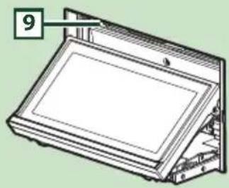 KENWOOD DDX9707S - Fonctions des boutons en façade - 2