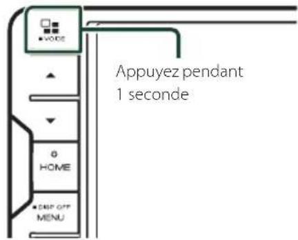 KENWOOD Excelon DDX8906S - Utilisation de la commande vocale - 3
