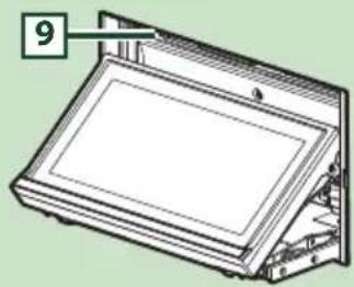 KENWOOD Excelon DDX8906S - Fonctions des boutons en façade - 2