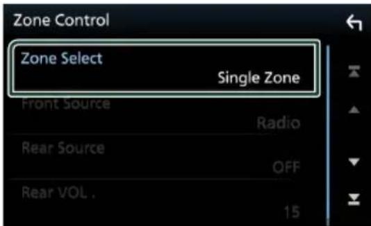 KENWOOD Excelon DDX6906S - Contrôle de zone - 2