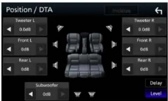 KENWOOD Excelon DDX6906S - Contrôle de DTA position - 2