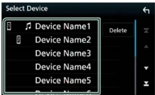 KENWOOD Excelon DDX6906S - Connectez l'appareil bluetooth - 2
