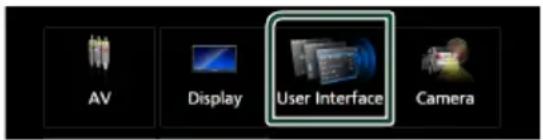 KENWOOD Excelon DDX6906S - Configuration du widget - 1