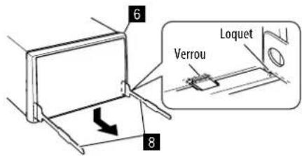 KENWOOD Excelon DDX396 - Retrait de l'appareil - 1