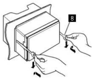 KENWOOD Excelon DDX396 - Retrait de l'appareil - 3