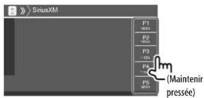 KENWOOD Excelon DDX396 - Préréglage des canaux en mémoire - 2