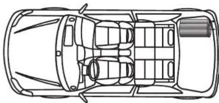 Bazooka BTA8250D - RECOMMANDATIONS POUR LE POSITIONNEMENT DANS LE VEHICULE - 2