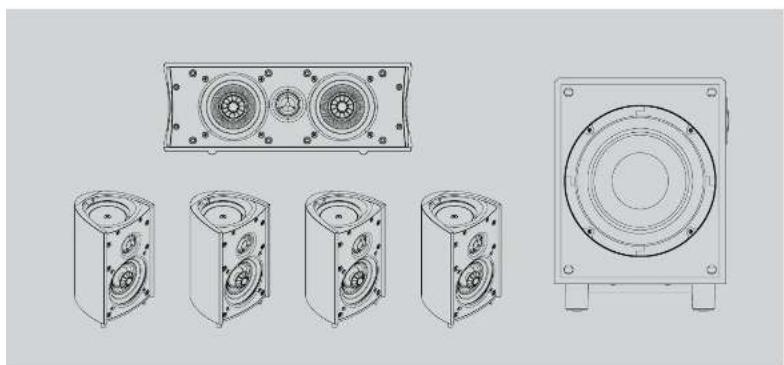 DEFINITIVE TECHNOLOGY ProCinema 6D - 1