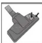 BEKO VCM7180 - Ajustement de larosse pour parquet/moquette - 2