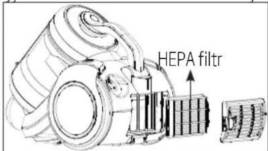 BEKO VCM7180 - HEPA filtr - 1