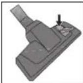 BEKO VCM7180 - Adjusting the parquet/ carpet brush - 1